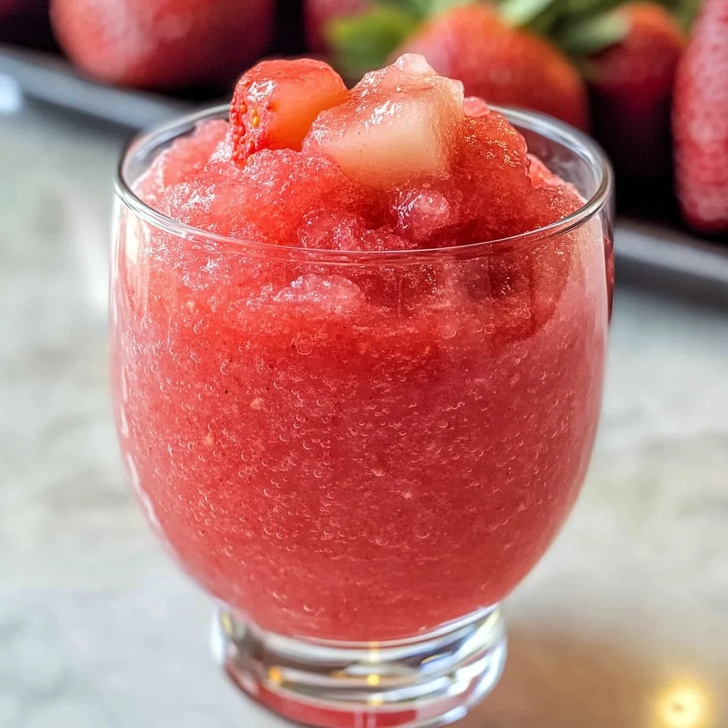 Three Ingredient apple vinegar Slushies