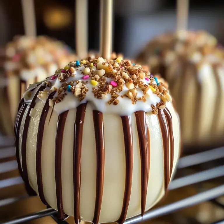 White Chocolate Candy Apples