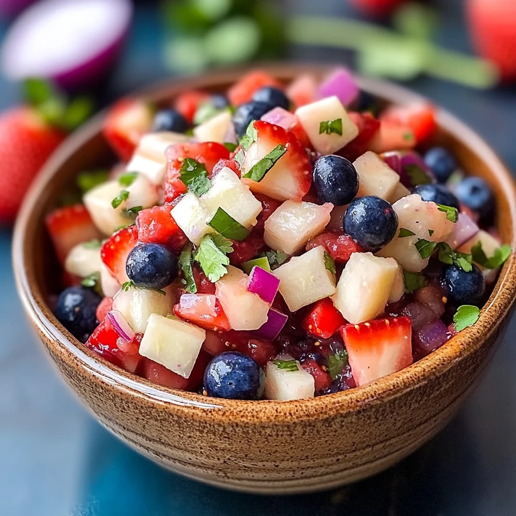 4th of July Fruit Salsa