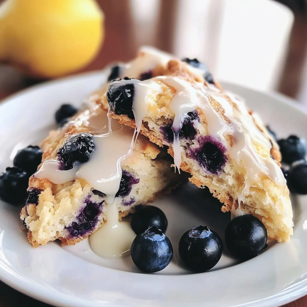 Amazing Lemon Blueberry Scones