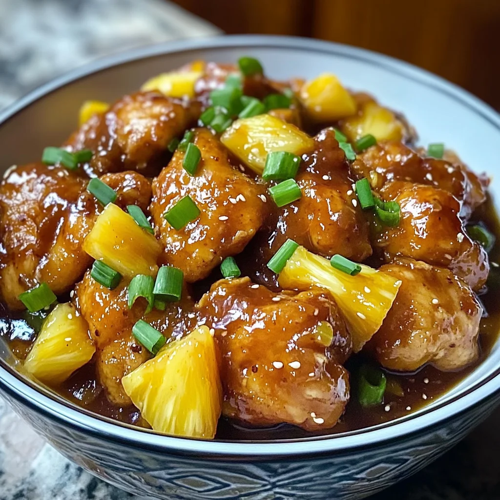 Amazing Sweet Hawaiian Crockpot Chicken