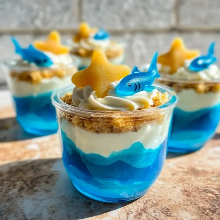 Beach Pudding Jars