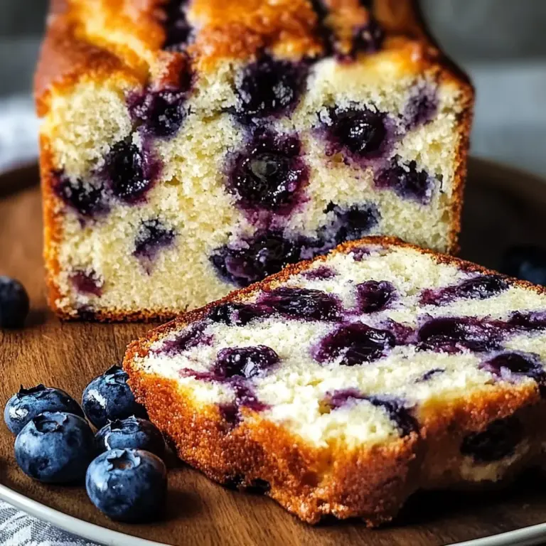 Blueberry Cream Cheese Loaf