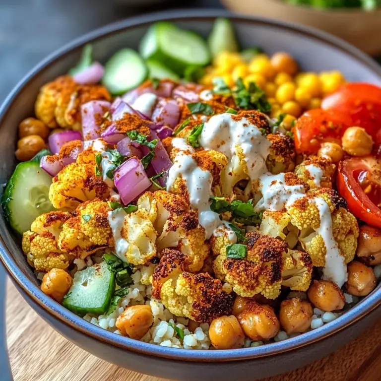 Cauliflower Shawarma Bowl