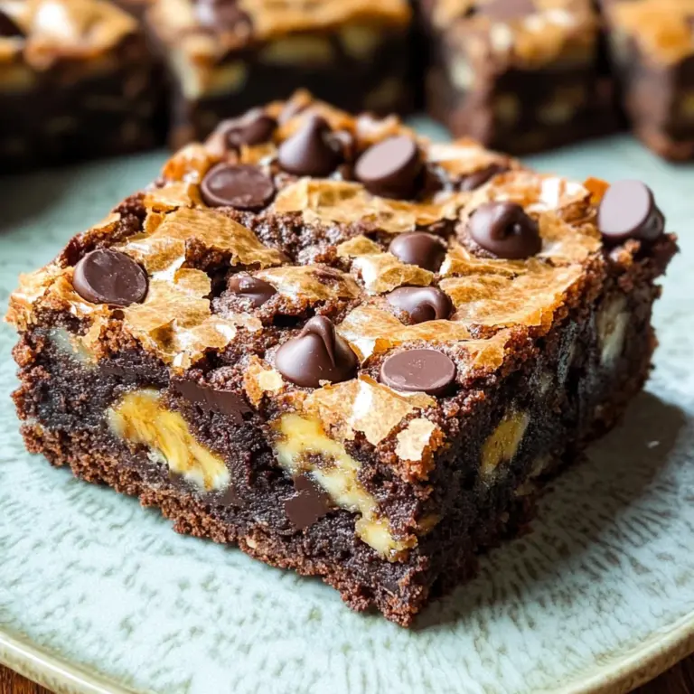 Chunky Monkey Brownies