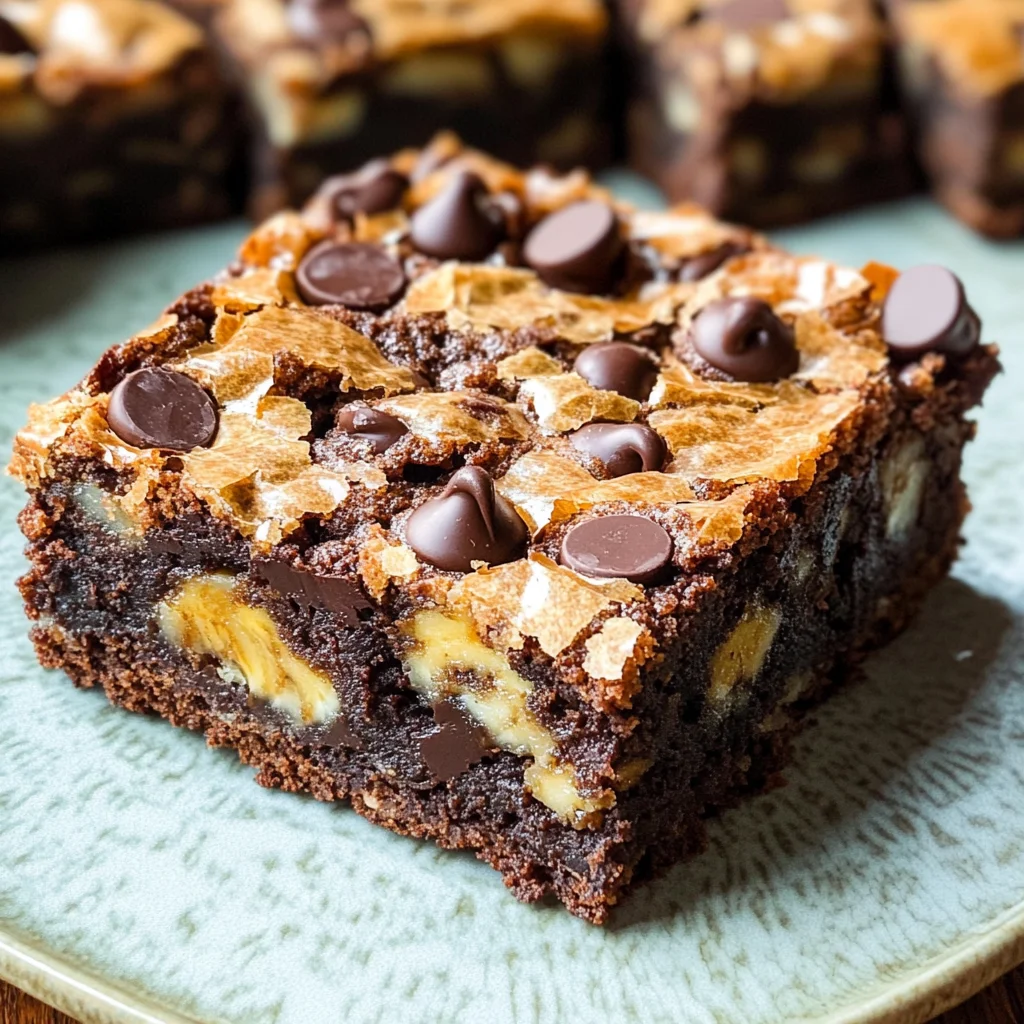 Chunky Monkey Brownies