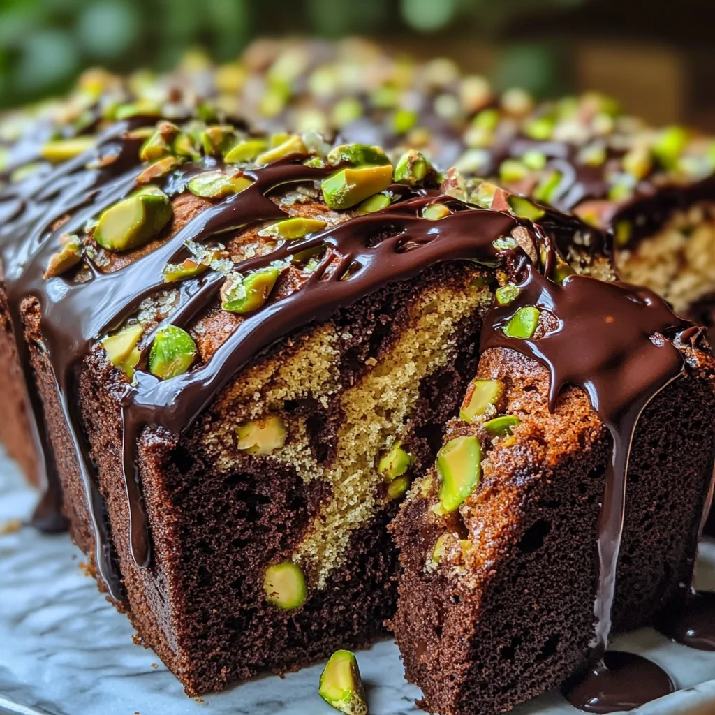 Devilish Triple Chocolate Pistachio Bread: Only 1 Bowl