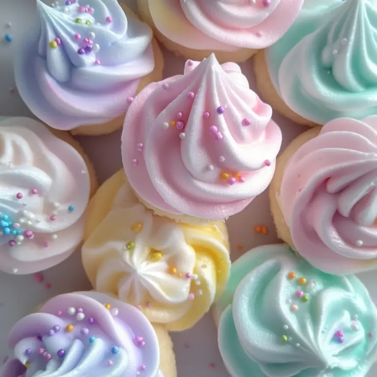 Easter Meringue Cookies
