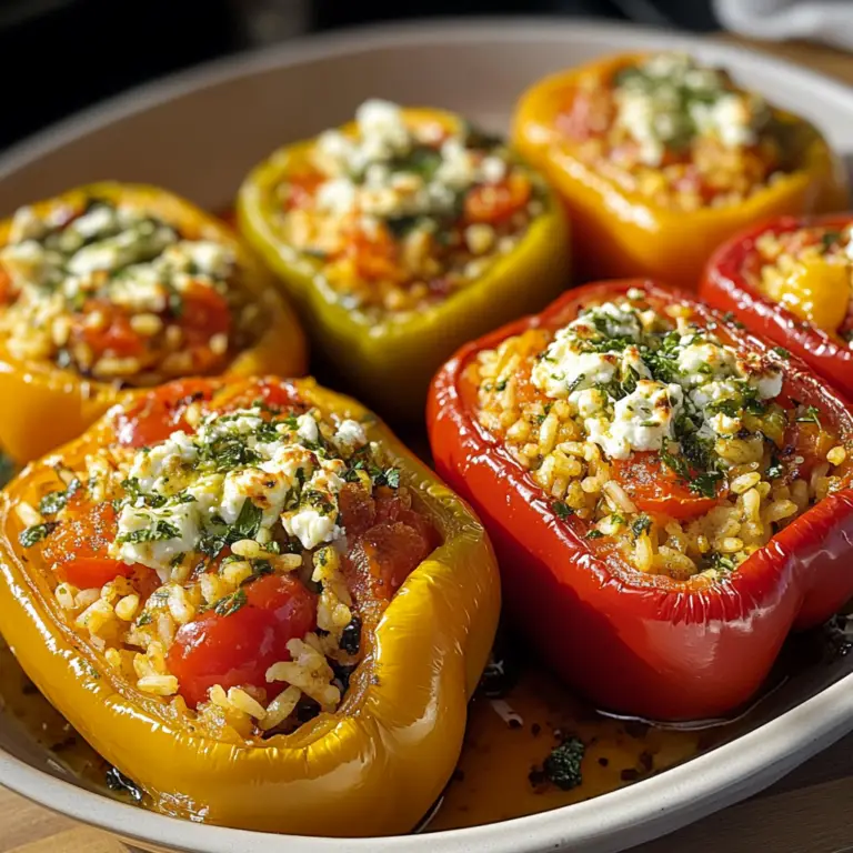 Greek Stuffed Peppers with Feta Cheese Recipe – 5 Delicious Ways to Make It Perfect