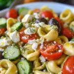 Greek Tortellini Pasta Salad