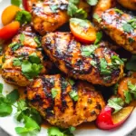 Grilled Chili Peach Chicken