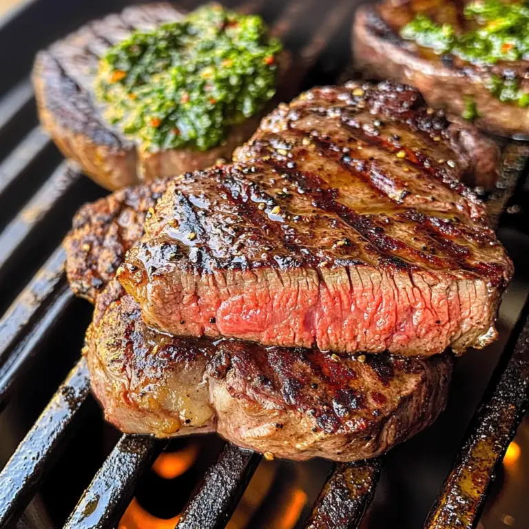 Grilled Rump Cap Steaks