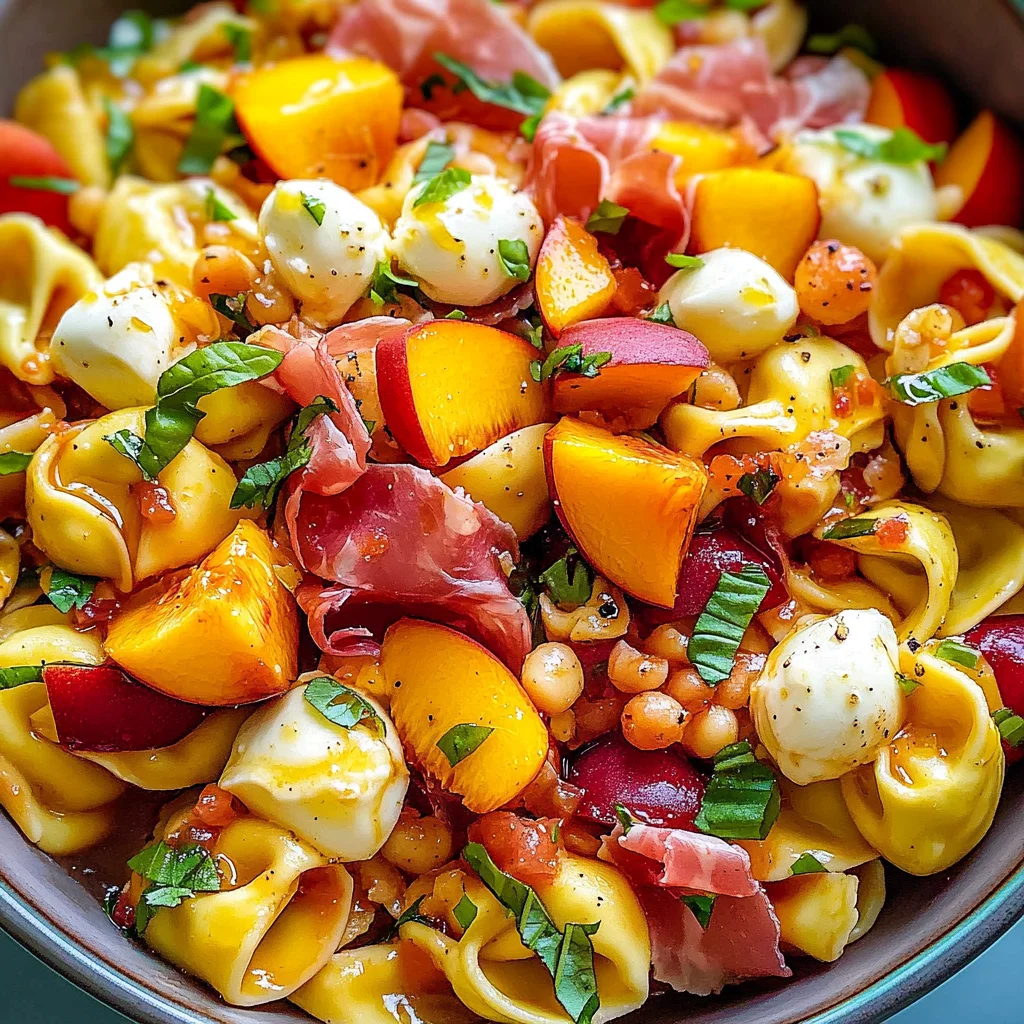 Hot Honey Tortellini Pasta Salad