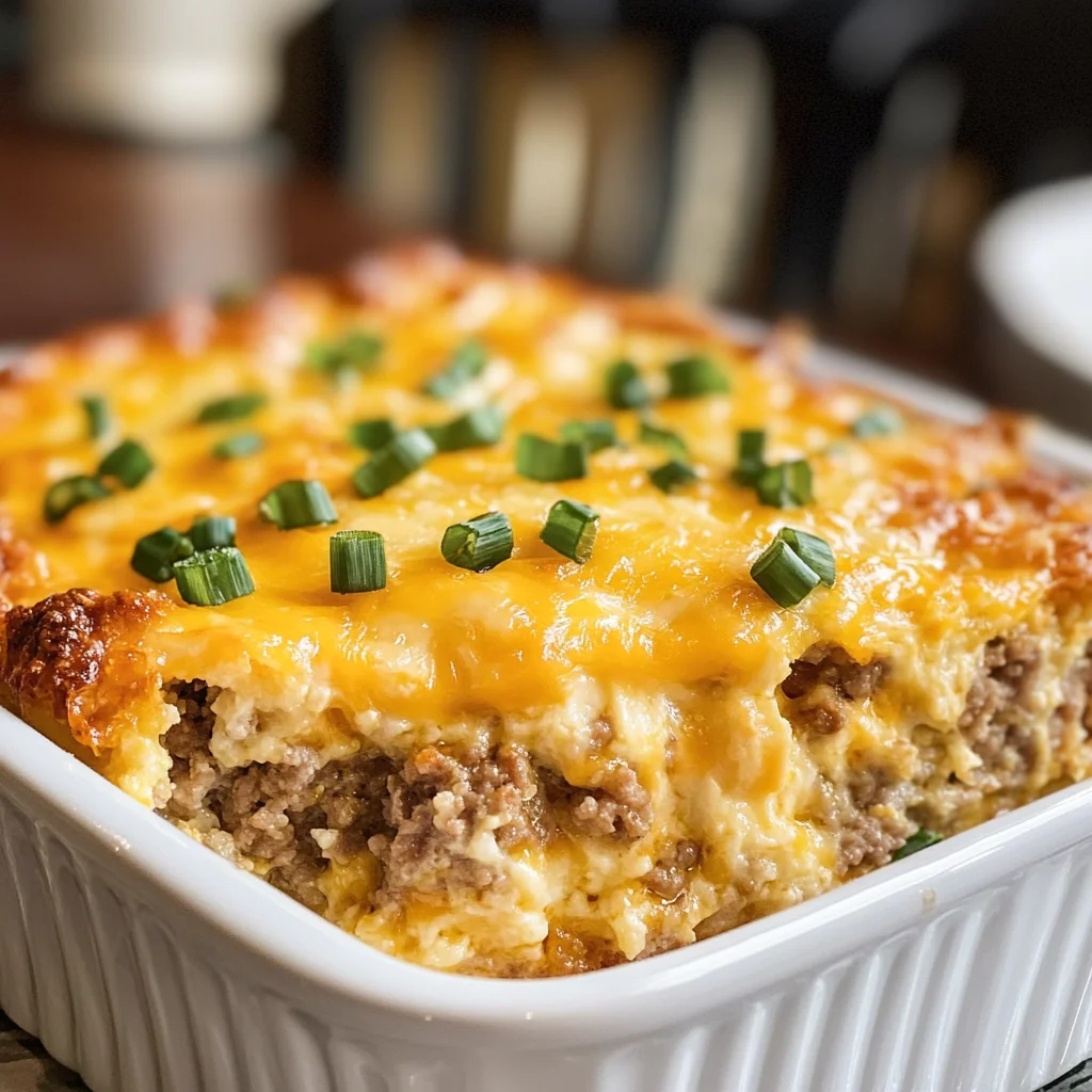 Keto Sausage Breakfast Casserole