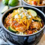 Keto Spicy Chicken and Rice Bowls in the Instant Pot