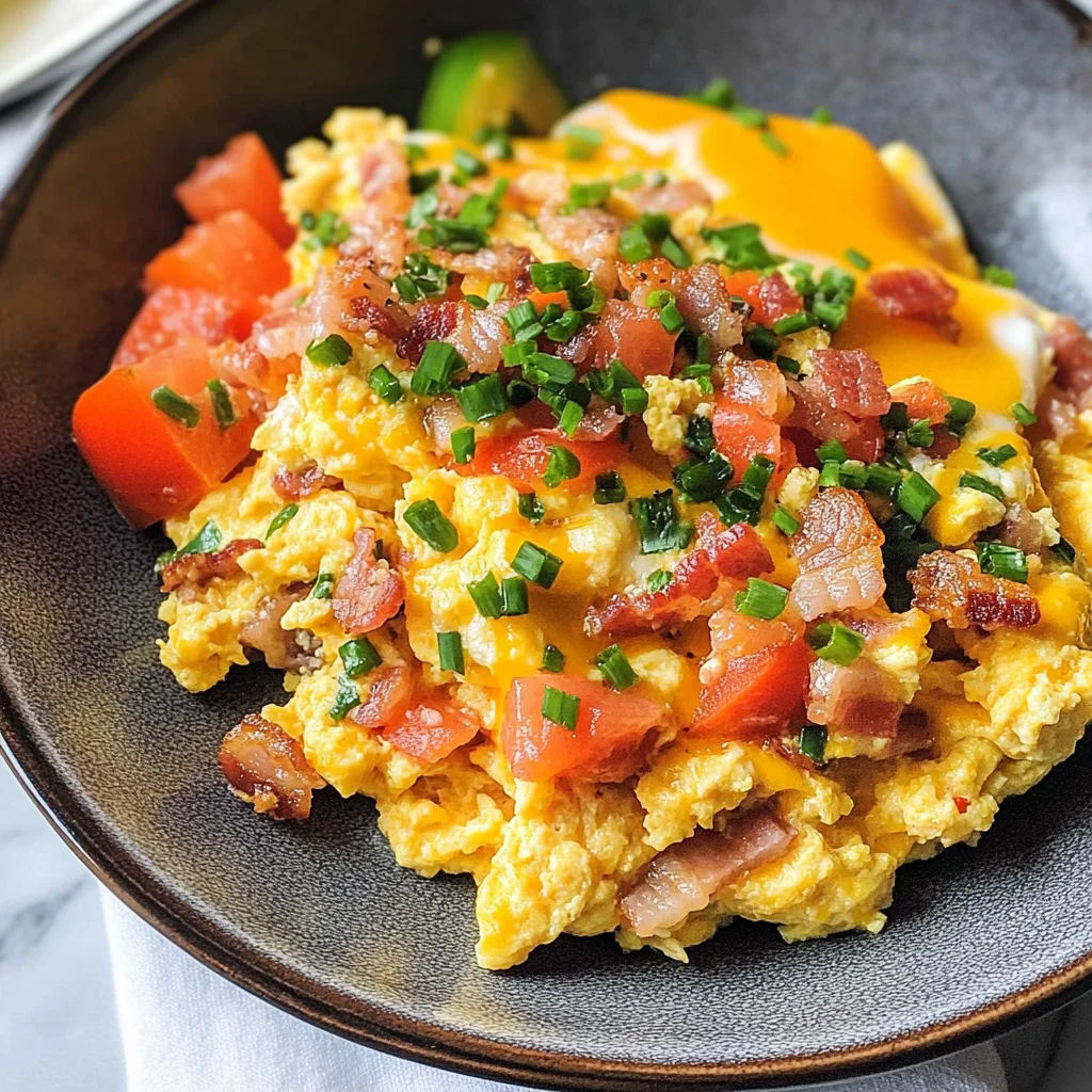 Loaded Scrambled Eggs Recipe