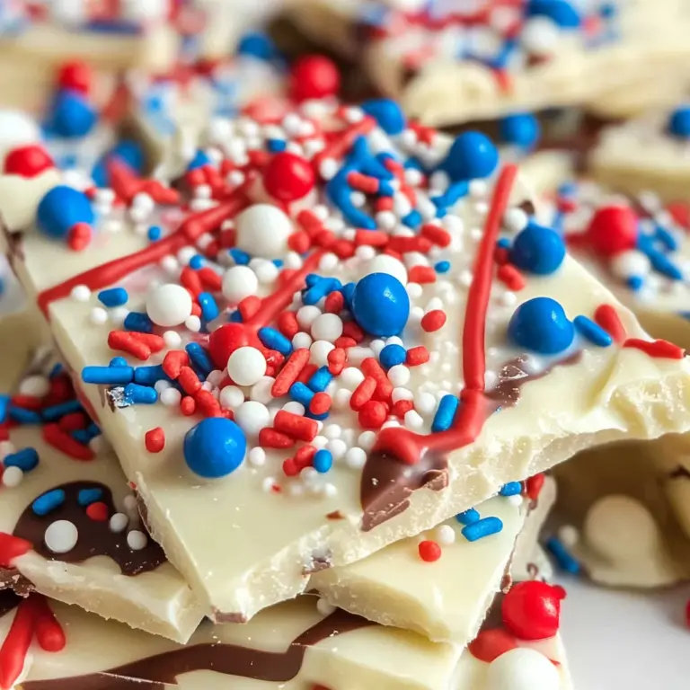 Patriotic Chocolate Bark