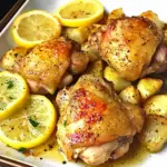 Sheet Pan Lemon Chicken Thighs