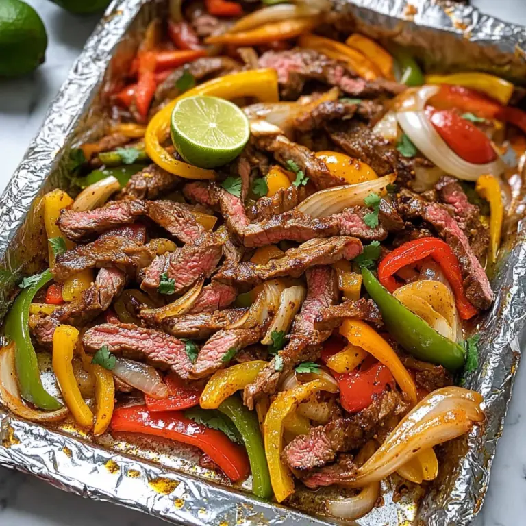 Sheet Pan Steak Fajitas