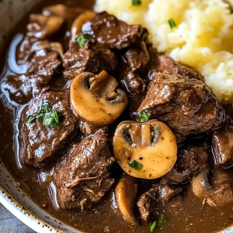 Slow Cooker Beef Tips With Gravy