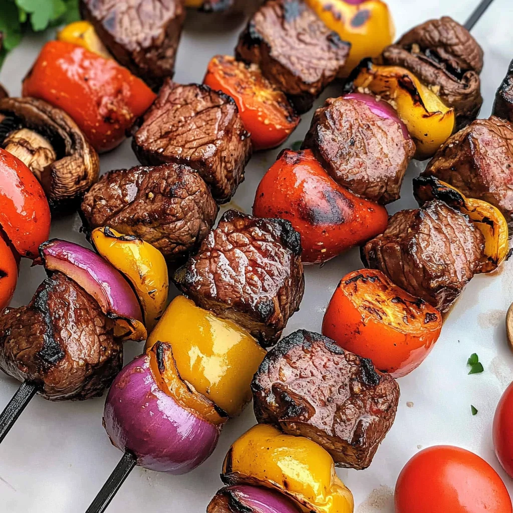 Smoked Steak Kabobs