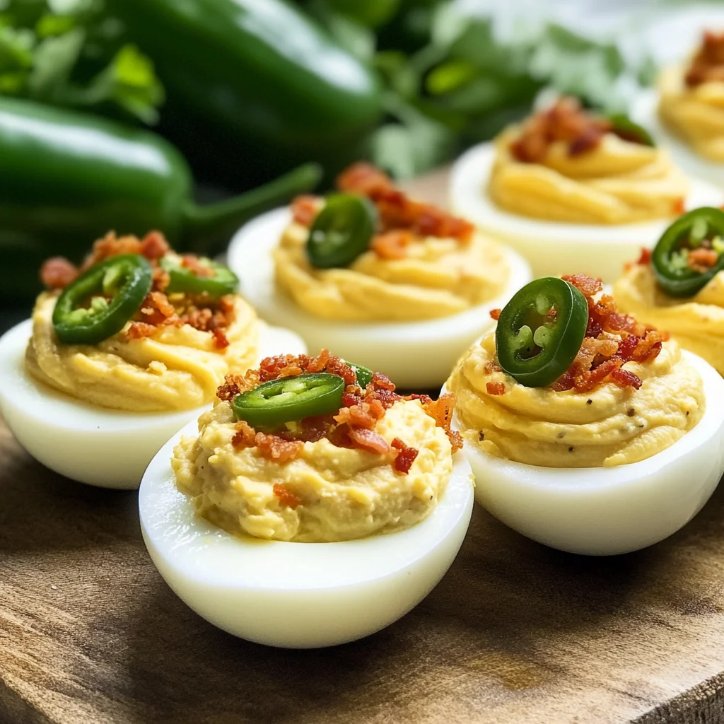 Spicy Deviled Eggs