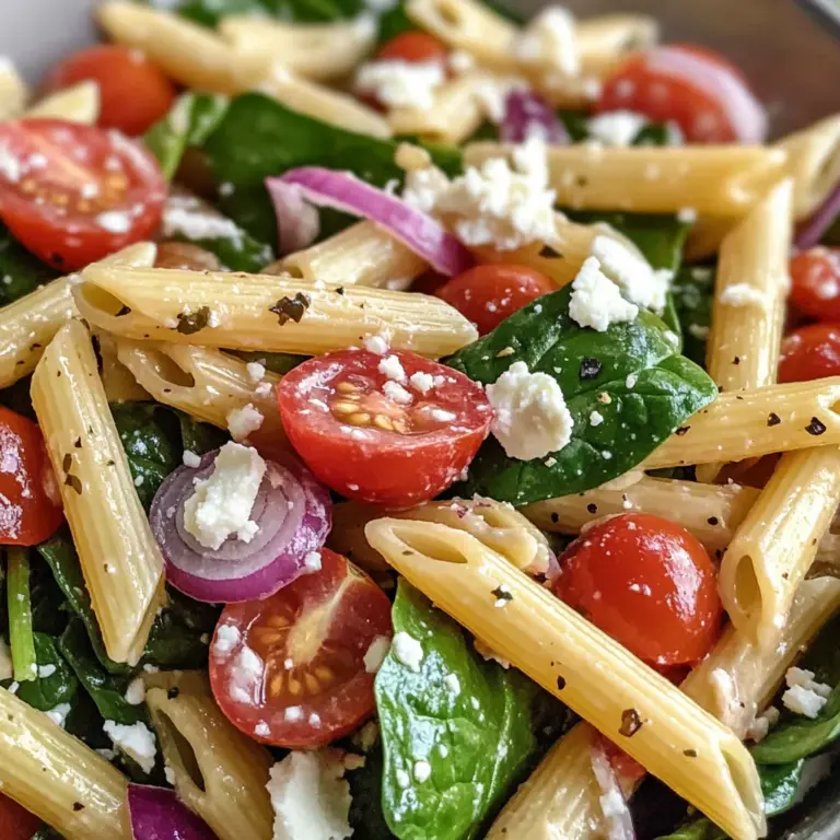 Spinach Pasta Salad