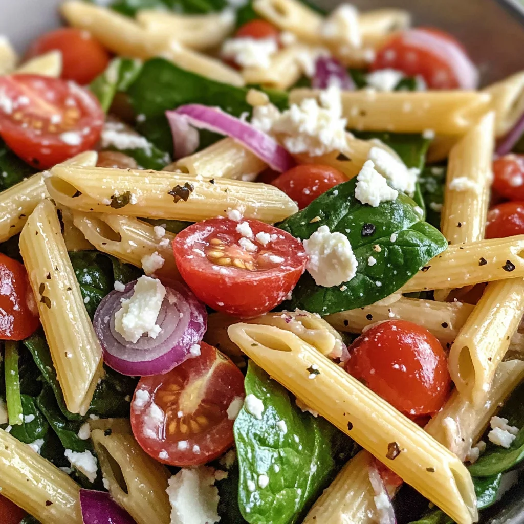 Spinach Pasta Salad