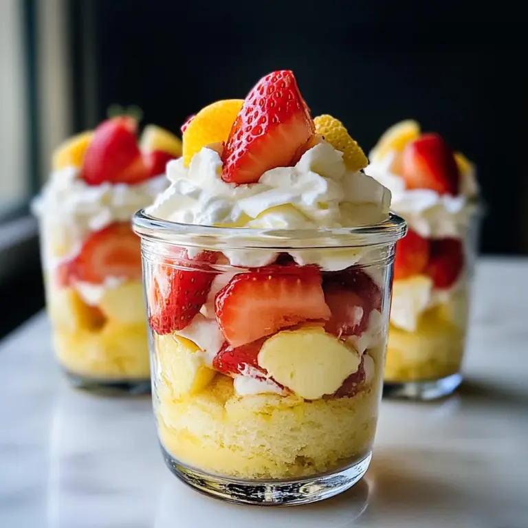 Strawberry Lemon Curd Parfaits