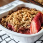 Strawberry Rhubarb Crisp