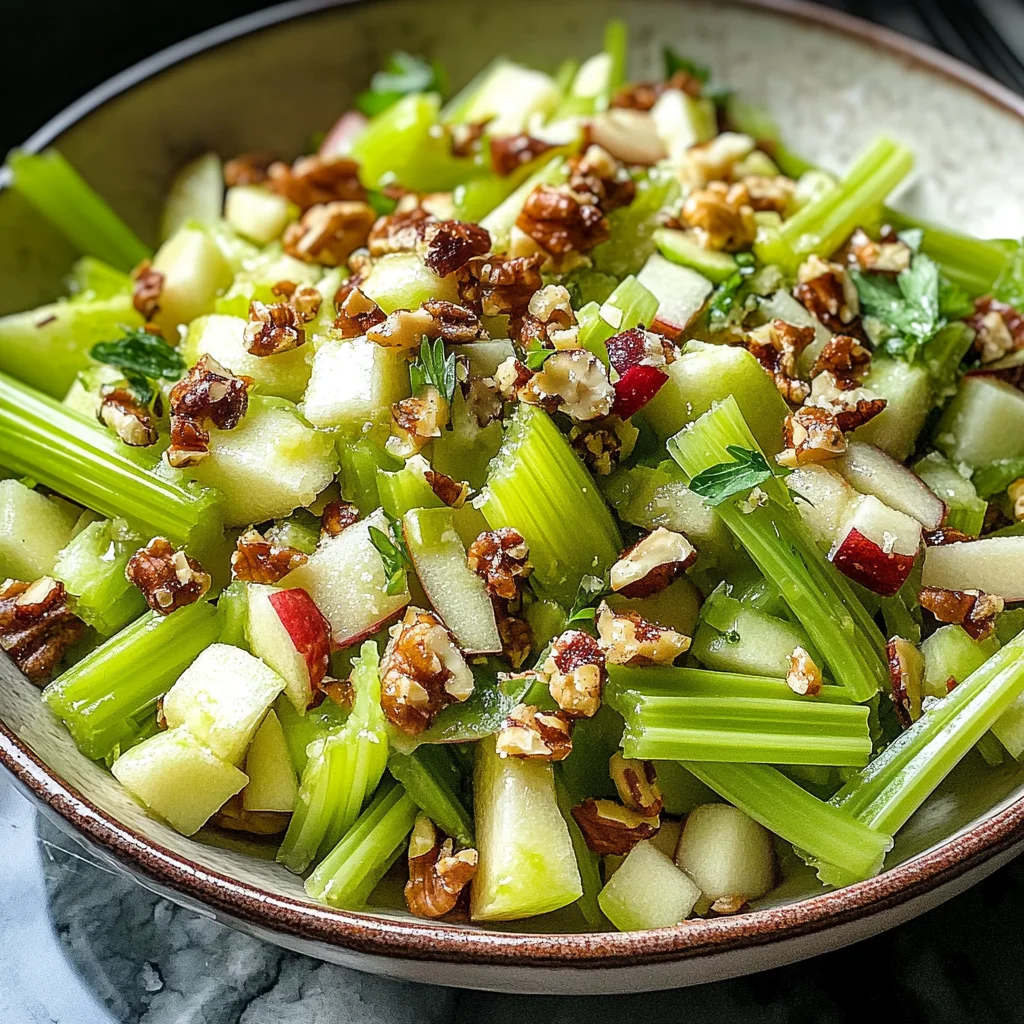 Thanksgiving Celery and Apple Crunch Salad