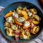 Tortellini Pasta Salad with Grilled Peaches