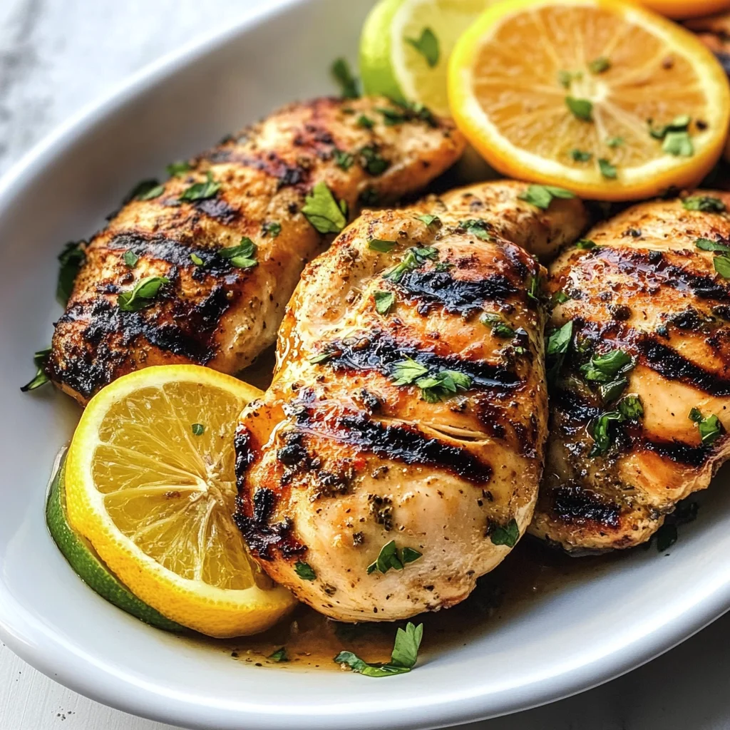 Citrus Dijon Grilled Chicken (Marinade)