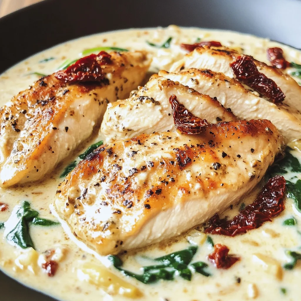 Creamy Keto Tuscan Chicken