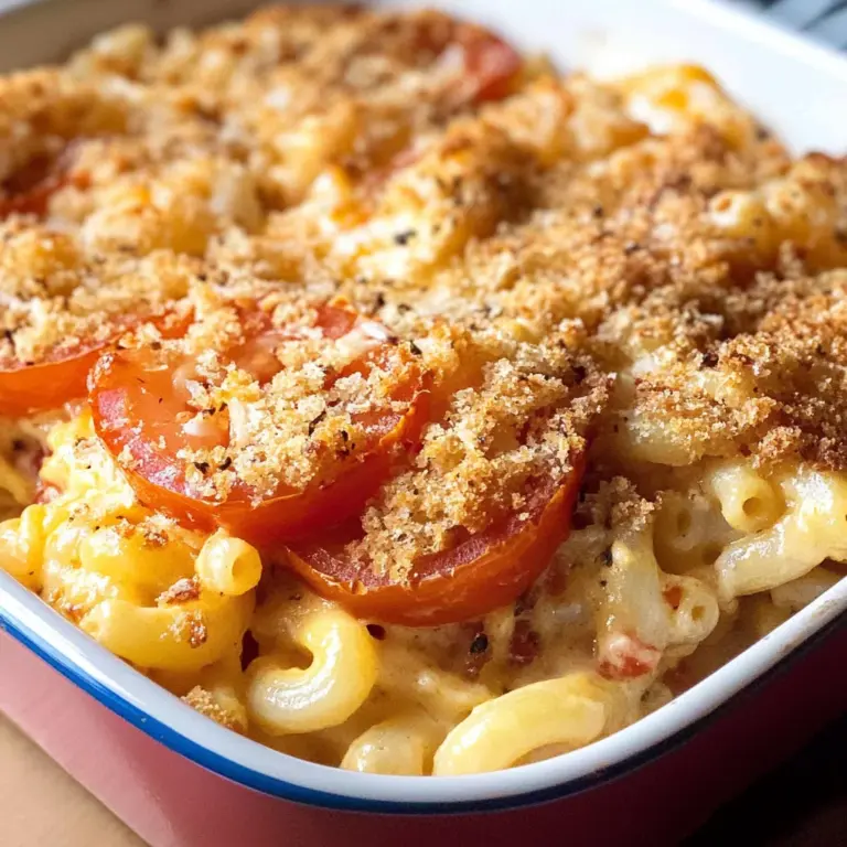 Gruyere Mac and Cheese with Tomatoes