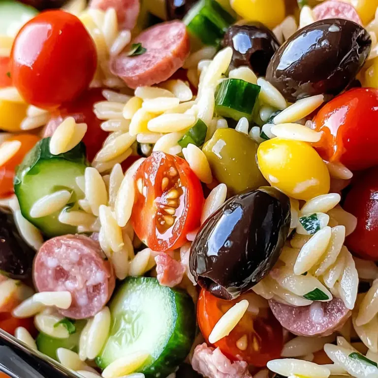 Italian Orzo Salad