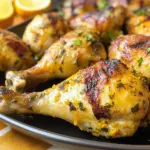 Orange Saffron Grilled Chicken Legs