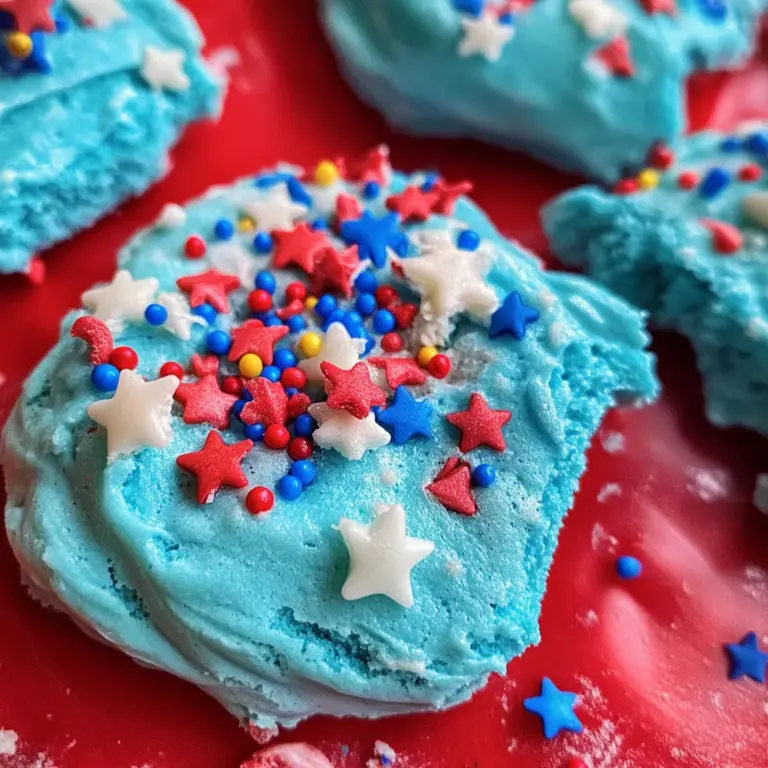 Patriotic Jello Cookies