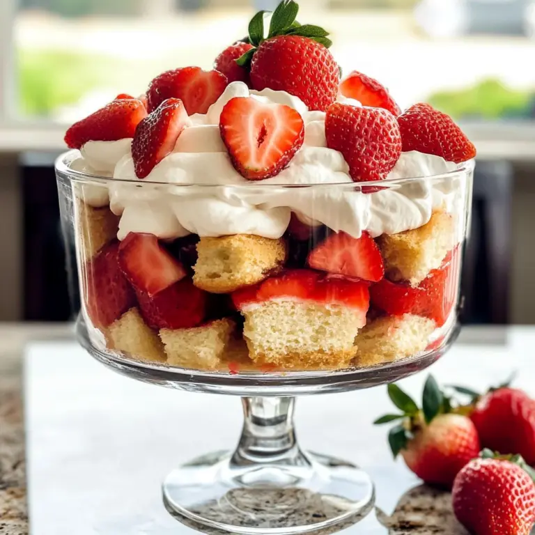 Strawberry Shortcake Trifle